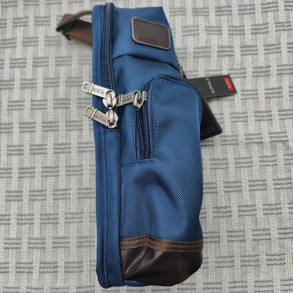 NWT Tumi Alpha Bravo Monterey Blue Anti-Theft Sling | Tactical Crossbody Bag - Picture 5 of 10